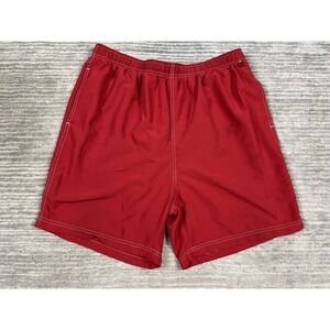Covington‎ Swimming Trunks Shorts Mens Large Red Mesh Lined